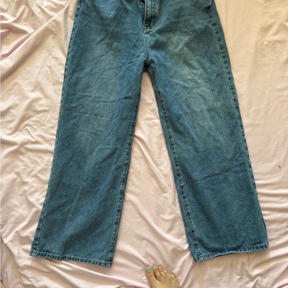 Cider High-Waisted Straight Leg Jeans | Size XL